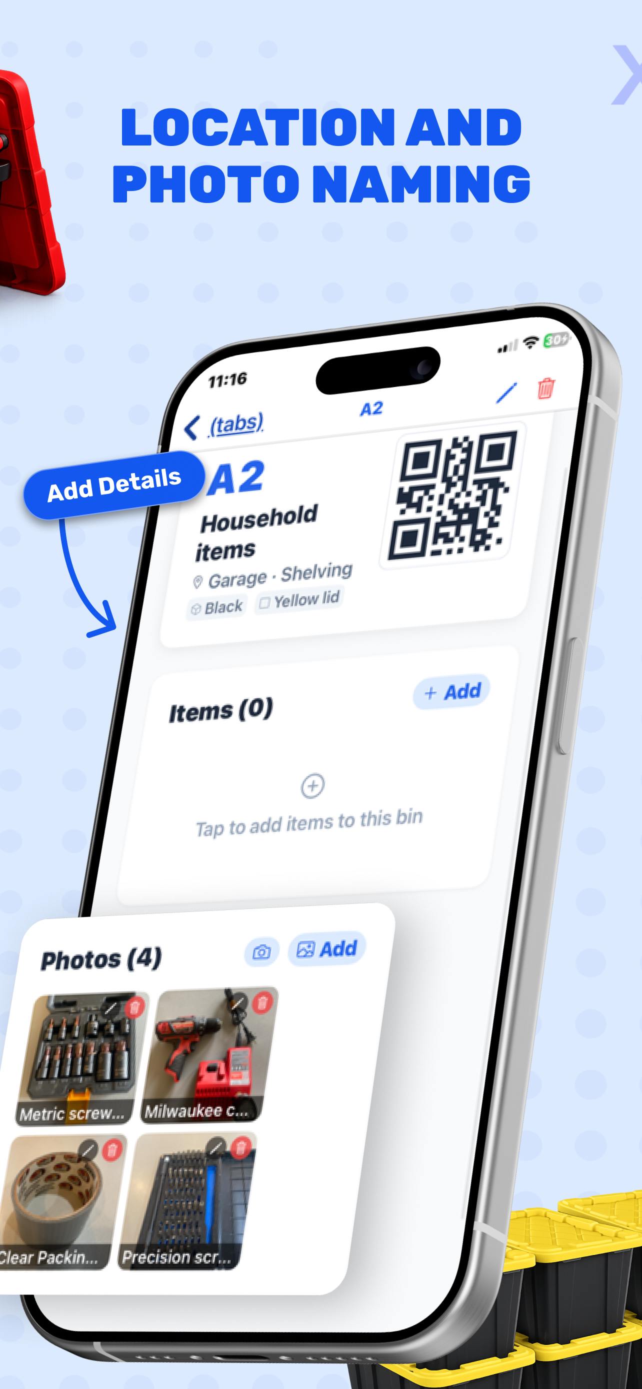 Location and photo naming